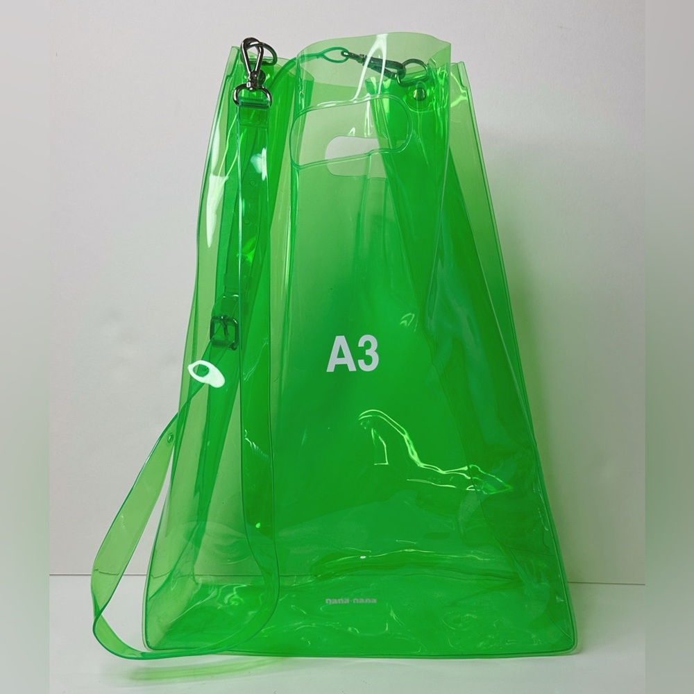 Nana - Nana A3 clear bag green